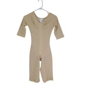 M&D Post-Surgery Body Shaper Beige Medium Compression Garment Womens.